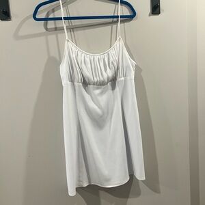 White Spaghetti Strap Dress